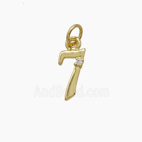 Copper Pendant, Gold Plated