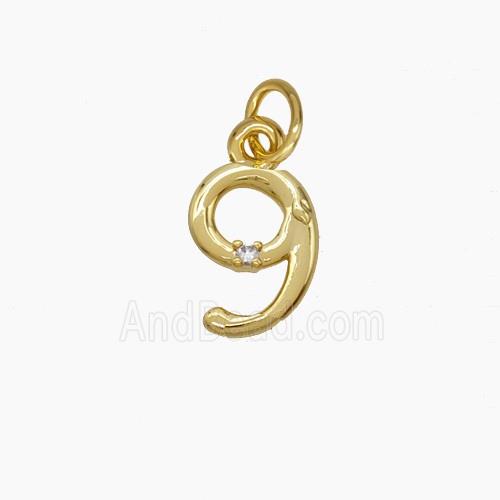 Copper Pendant, Gold Plated