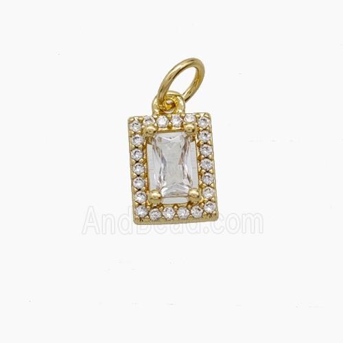 Copper Pendant, Gold Plated