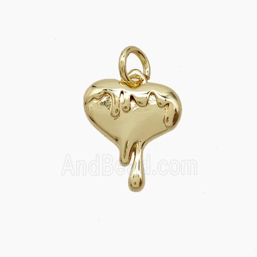 Copper Pendant, Gold Plated