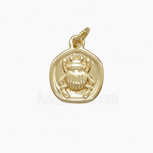 Copper Pendant, Gold Plated