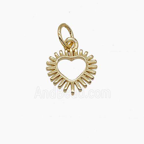 Copper Pendant, Gold Plated