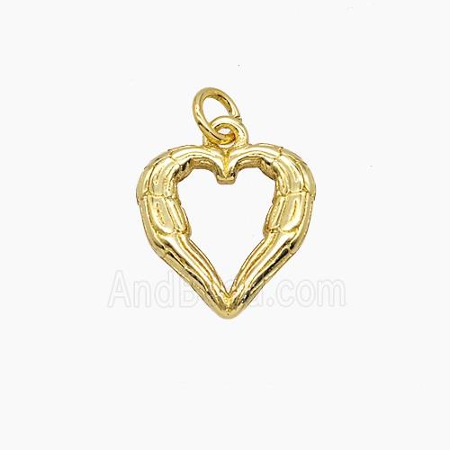 Copper Pendant, Gold Plated