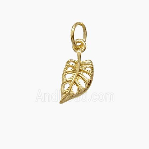 Copper Pendant, Gold Plated