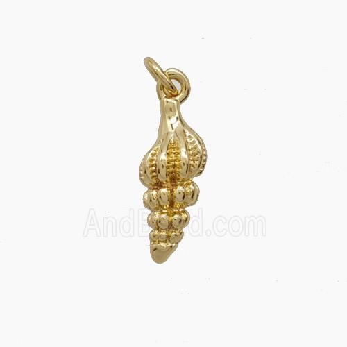 Copper Pendant, Gold Plated