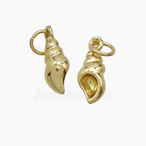 Copper Pendant, Gold Plated