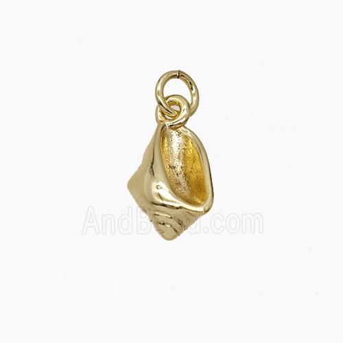 Copper Pendant, Gold Plated