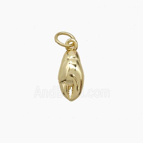 Copper Pendant, Gold Plated