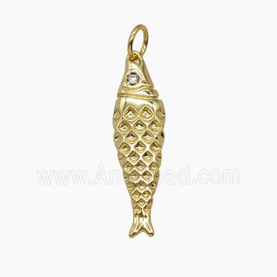 Copper Pendant, Gold Plated