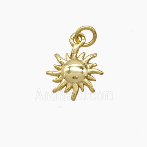 Copper Pendant, Gold Plated