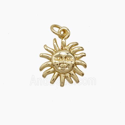 Copper Pendant, Gold Plated