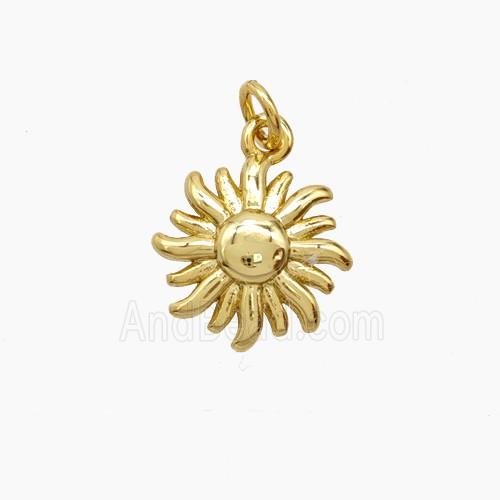 Copper Pendant, Gold Plated