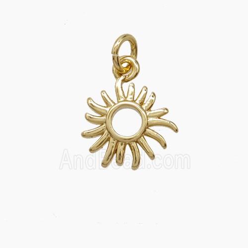 Copper Pendant, Gold Plated