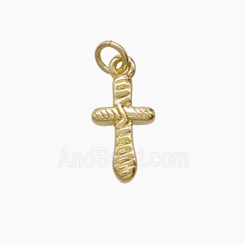 Copper Pendant, Gold Plated