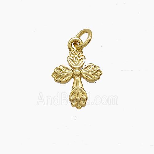 Copper Pendant, Gold Plated