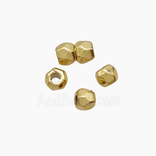Copper Bead, Gold Plated