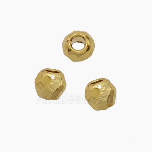 Copper Bead, Gold Plated