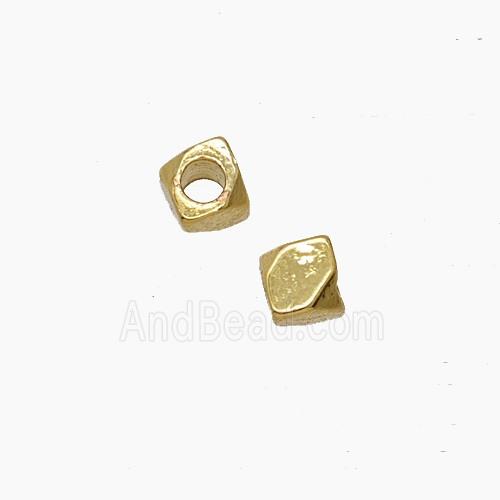 Copper Bead, Gold Plated