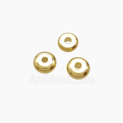 Copper Heishi Beads Gold Plated