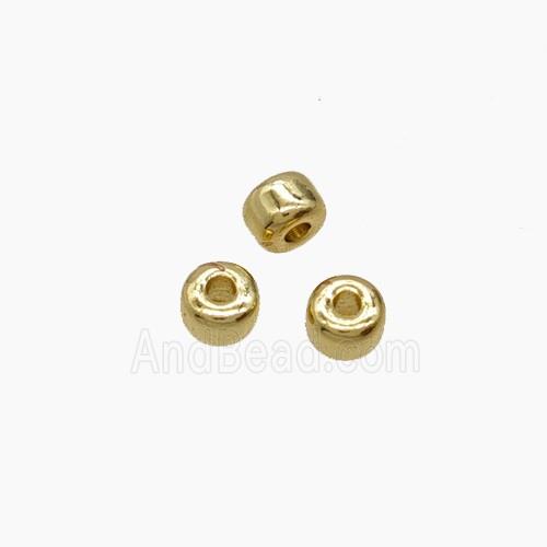 Copper Bead, Gold Plated