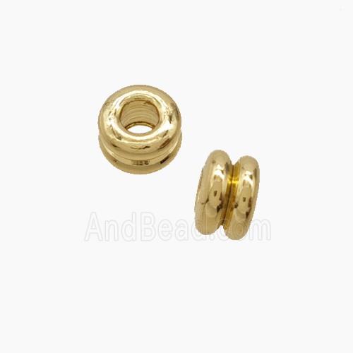 Copper Bead, Gold Plated
