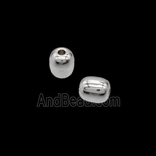 Copper Bead Pave Zircon, Gold Plated
