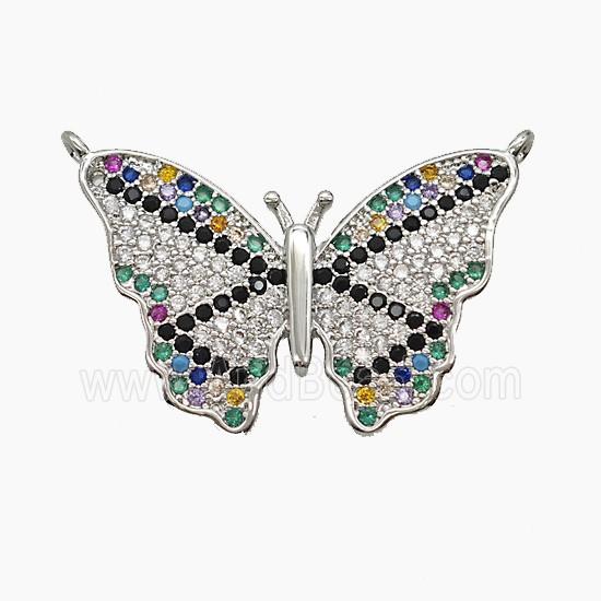 Copper Pendant Pave Zircon, Gold Plated