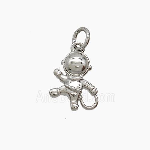Copper Pendant Pave Zircon, Gold Plated