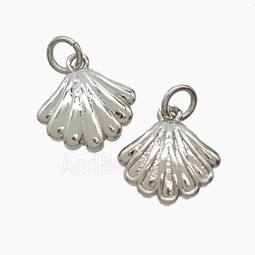 Copper Pendant Pave Zircon, Gold Plated