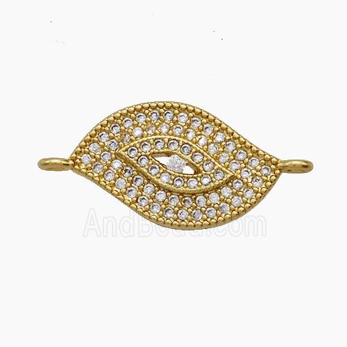 Copper Pendant Pave Zircon, Gold Plated