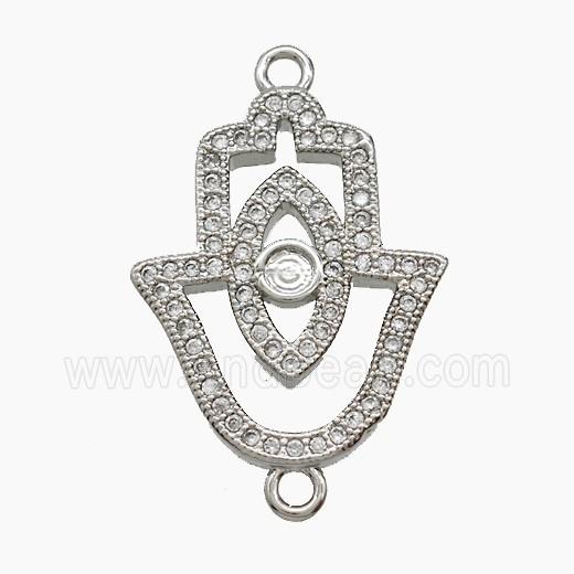 Copper Pendant Pave Zircon, Gold Plated