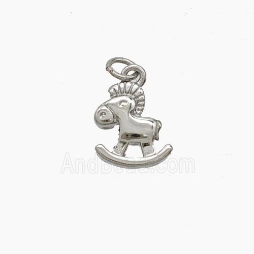 Copper Pendant Pave Zircon, Gold Plated