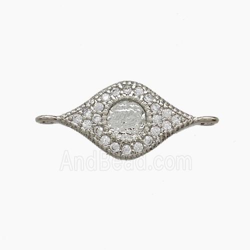 Copper Pendant Pave Zircon, Gold Plated