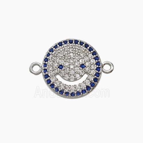 Copper Pendant Pave Zircon, Gold Plated