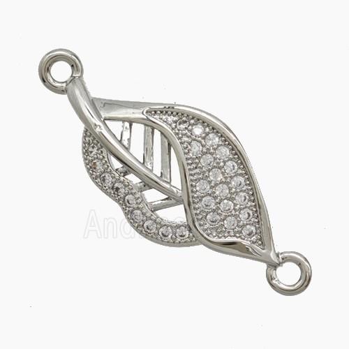 Copper Pendant Pave Zircon, Gold Plated