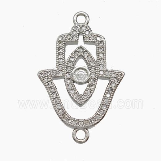 Copper Pendant Pave Zircon, Gold Plated