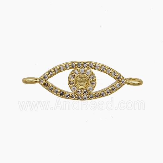 Copper Pendant Pave Zircon, Gold Plated