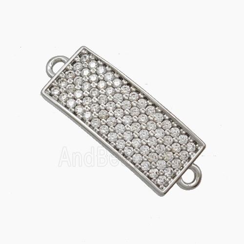 Copper Pendant Pave Zircon, Gold Plated