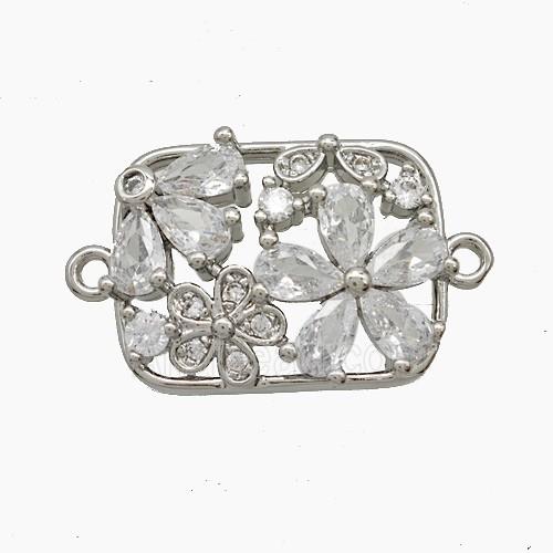 Copper Pendant Pave Zircon, Gold Plated