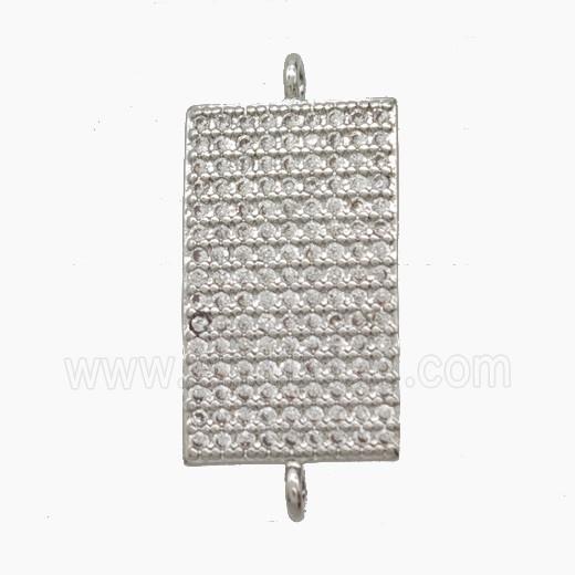 Copper Pendant Pave Zircon, Gold Plated