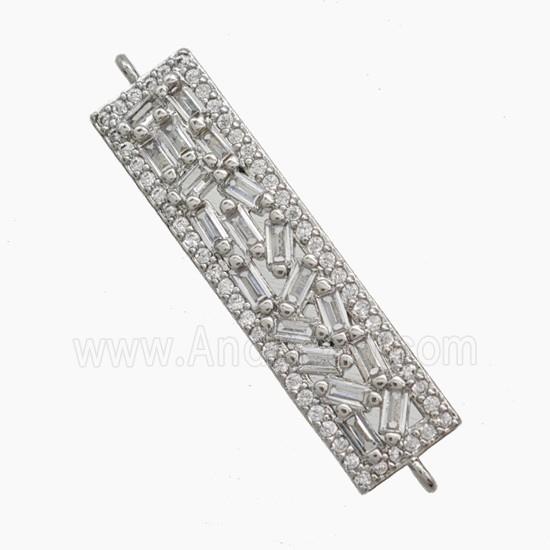 Copper Pendant Pave Zircon, Gold Plated