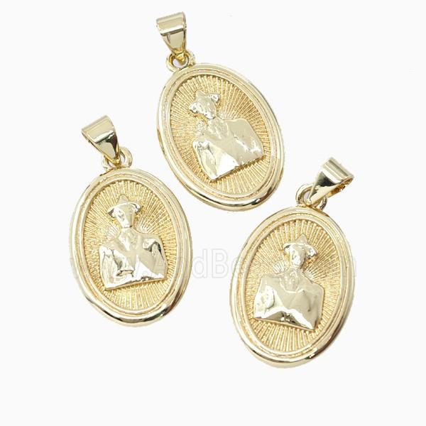 Copper Jose Pendant 18K Gold Plated