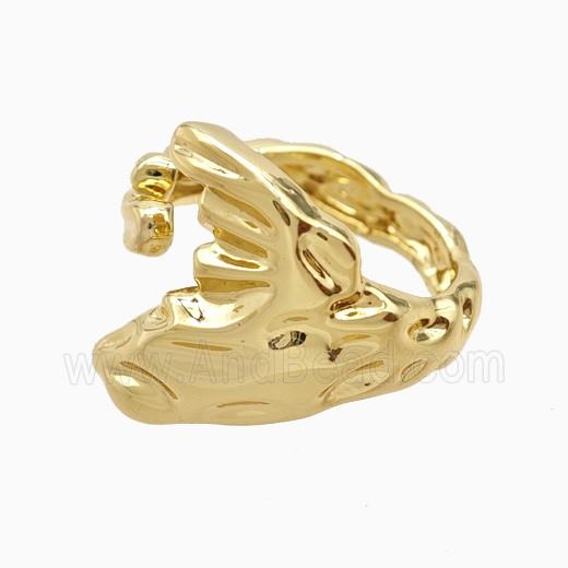 Copper Rings 18K Gold Plated