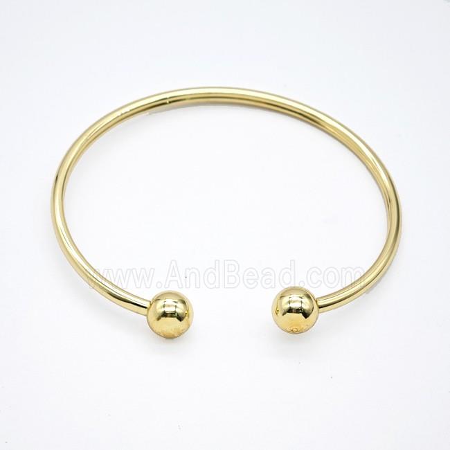 Copper Bangle Gold Plated