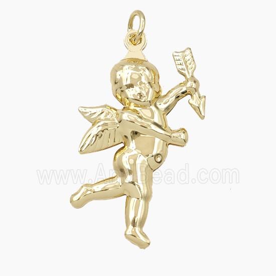 Copper Cupid Pendant Gold Plated