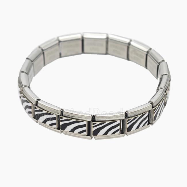 Raw Stainless Steel Module Bracelet