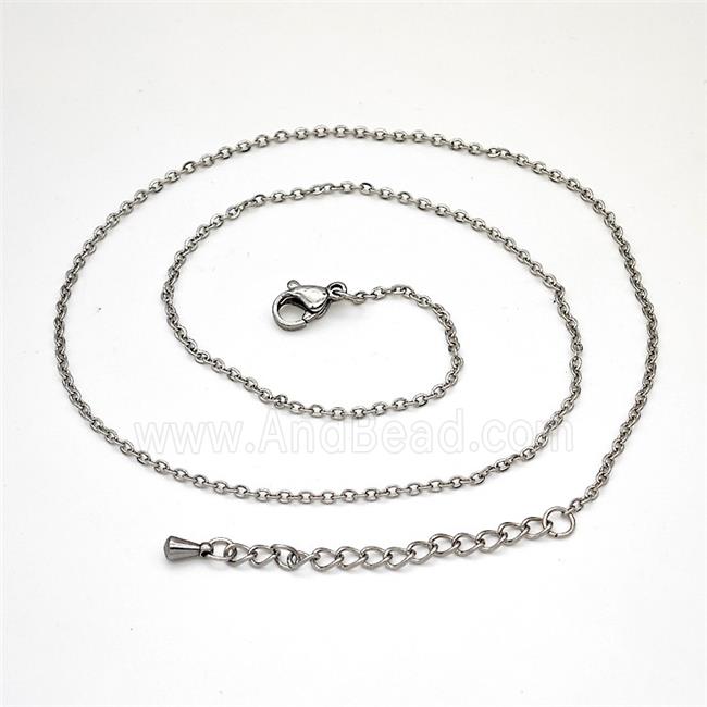 Row Stainless Steel Necklace Chain