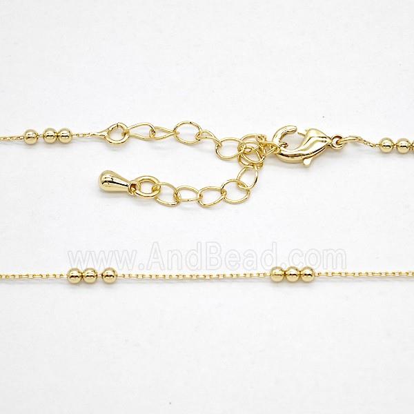Copper Necklace Chain Gold Plated