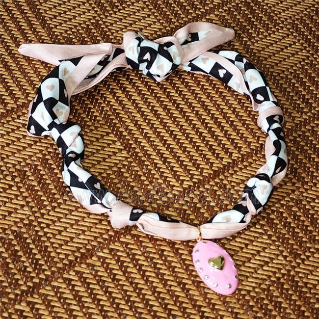 Jewelry Findings Necklace with Silk scarf