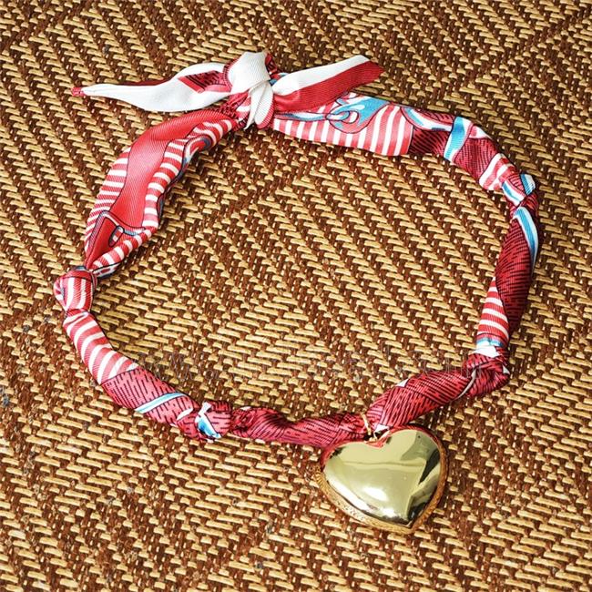 Jewelry Findings Necklace with Silk scarf